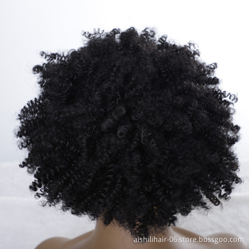 Aishili factory custom non slip wig headband kinly curly headband wig for black women